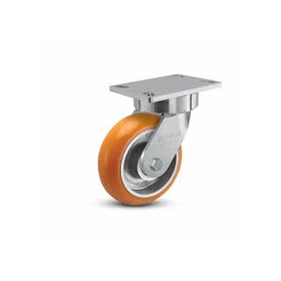 CASTER WHEEL ORANGE 2.5'' NONSWIVEL